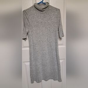 Women's Philosophy cozy sweater dress turtleneck in Heather grey. Size Medium